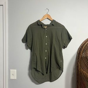Universal Thread Green Button Up